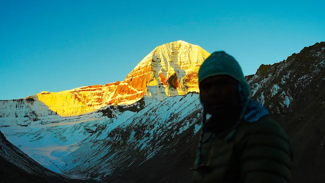 Mt. Kailash Sunrise view from Kailash Trek