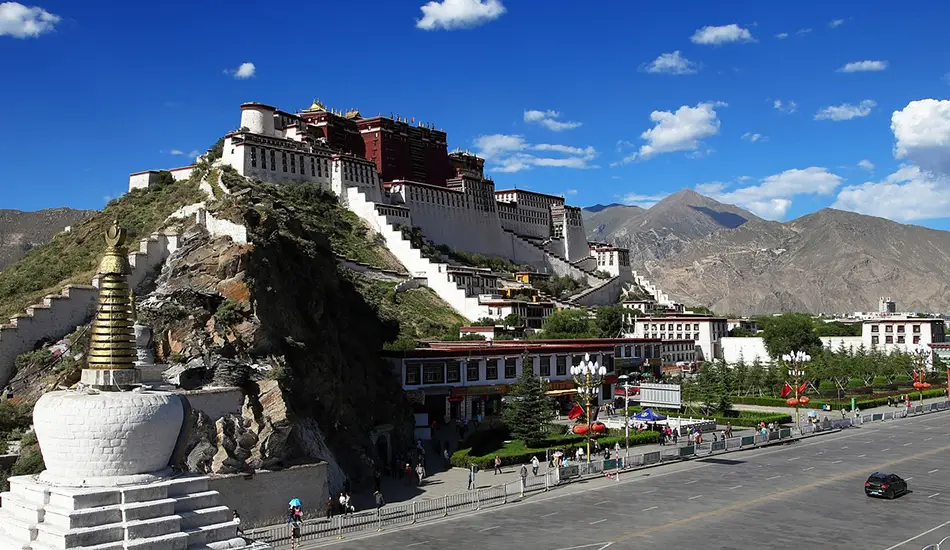 Potala Palace Lhasa city