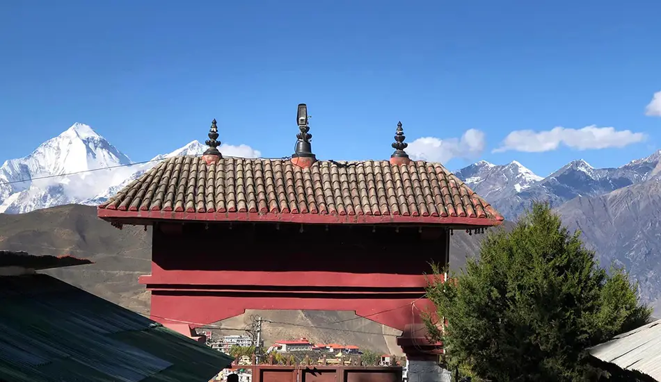 Outlook from Muktinath Temple